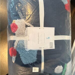 Pottery Barn Kids Navy Quilted Comforter